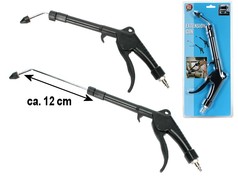 Schwarze Pistolenverl�ngerung mit silbernem Verl�ngerungsrohr, um ca. 12 cm verl�ngerbar.