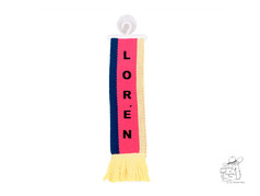 Minischal im Deutschlandstyle (Gelb, Rot, Schwarz) mit schwarzem Aufdruck 