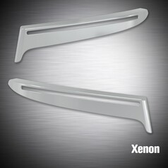 Paar unlackierter Angel Eyes / B�ser Blick Kunststoff-Blenden f�r Scania mit Blinker-Ausschnitt.