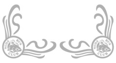 Paar Glas-Dekoraufkleber mit 