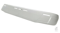 Wei�e GFK Sonnenblende f�r Scania New Generation LKW mit mehreren Lampenausschnitten.