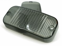 Rauchfarbene Ersatzgl�ser f�r Talmu Schwedenleuchten. Die Gl�ser haben eine strukturierte Oberfl�che.