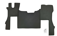 Schwarzes 3-teiliges Bodenset aus Kunstleder f�r den LKW-Innenraum, passend f�r Scania NG S.