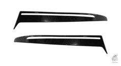 Ein Paar schwarze, gl�nzende Felips Angel Eyes / B�ser Blick aus ABS-Kunststoff mit Schlitz.