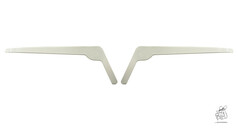 Wei�e Kunststoff Felips Angel Eyes / B�ser Blick Blenden f�r LKW-Scheinwerfer.