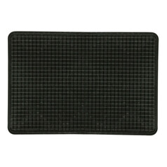 Schwarze, universelle Gummimatte mit geriffelter Oberfl�che.
