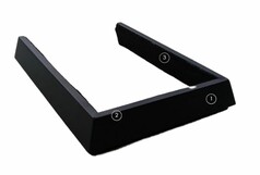 Beleuchtete Sitzsockelverkleidung in hoher Ausf�hrung f�r Fahrerseite Luftgefedert.