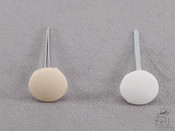 Knopf �berzogen mit Kunstleder  18mm mit Splint