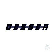 Besser gro� voll  45x6,5cm