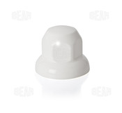 Radmutterkappe "BEAM" 20er P�ckchen wei�