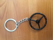 Scandi Schl�sselanh�nger Old School Lenkrad schwarz