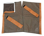 Innenraumgardine Lederoptik doppelt gen�hter Stoff