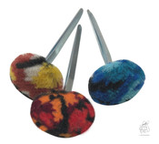 Knopf �berzogen mit D�nish Pl�sch 18mm mit Splint