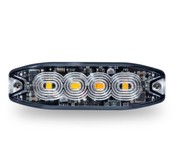 Trux Blitzer 4 LED super slim wei�/orange