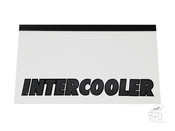 Schmutzf�nger (Paar) 65x35cm schwarz mit zweifarbiger Beschriftung