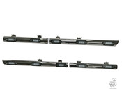 "Spoilerrohre" seitlich Paar  passend f�r Actros MP4+MP5<br />
mit LED Beleuchtung - 4-teilig