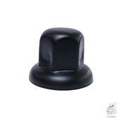 Radmutterkappe INOX "BEAM"  schwarz matt 10er - Ausverkauf