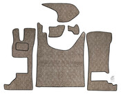 Bodenset 6 teilig  passend f�r DAF XG ab Bj. 2022 - POLY Line, Beifahrer Klappstuhl