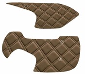 Armaturabdeckung 2teilig passend f�r DAF XG/XG+ ab Bj. 2022 - Waffelleder