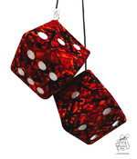 W�rfel Pl�sch mit Stick 12x12cm - eigene Produktion