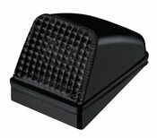 Toplampe mit LED wei� / Glas smoke / Basis flach