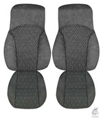 Sitzbez�ge passend f�r DAF XG Beifahrer Klappstuhl - 3D POLY Line