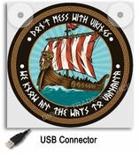 Leuchtkasten 17x17  "Viking Ship"