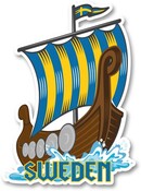 Lufterfrischer Wikingerschiff Sweden