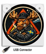 Leuchtkasten 17x17  "Angry Moose"