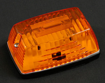 Umrissleuchte eckiges Geh�use mit  Birne