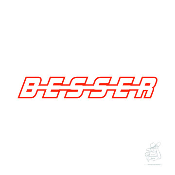 Besser gro� Kontur  45x6,5cm