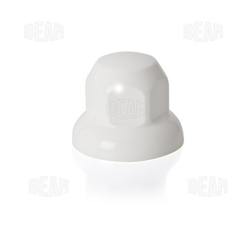Radmutterkappe "BEAM" 20er P�ckchen wei�