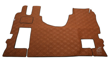 Bodenset einteilig passend f�r Actros MP4+MP5 Beifahrer Klappstuhl - Poly Line