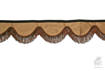 Scheibenbord�re  Wildlederimitat doppelt gen�hter Stoff