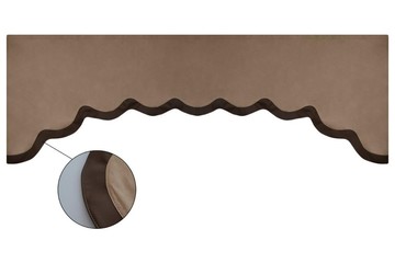 Innenraum-Bord�re Exclusiv Wildlederimitat mit Kante doppelt gen�hter Stoff