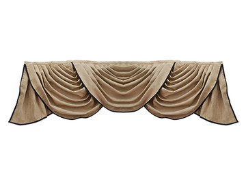 Innenraum-Bord�re 3 Wellen Exclusiv Wildlederimitat