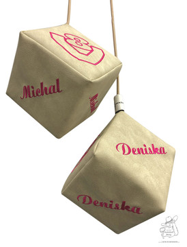 W�rfel mit Stick 12cmx12cm  - nach Ihren W�nschen