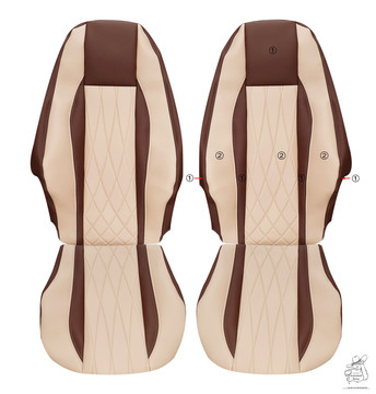Sitzbez�ge passend f�r Volvo FH4 + FH5 Eleganz Anfertigung nach Wunsch