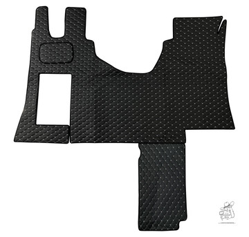 Bodenset einteilig  passend f�r Actros MP4+MP5 Beifahrerseite Relaxecke - PU Light Line