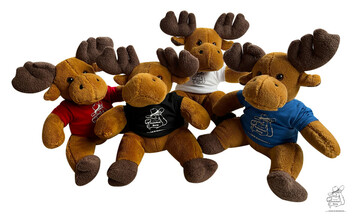 Pl�sch Elch - mit Autohof Berg T-Shirt