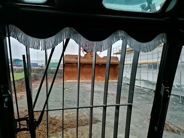 Scheibenbord�re "Bagger" 76cm x 14cm