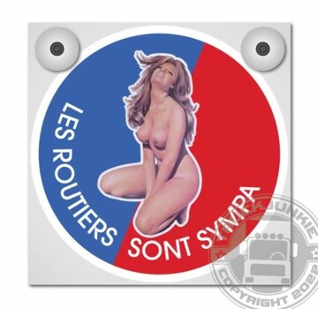 Platte f�r Leuchtkasten by Truck Junkie  "Les Routiers"