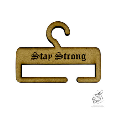 Minischalb�gel "Big" aus Holz "Stay Strong"