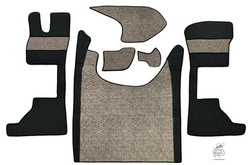 Bodenset 6-teilig passend f�r DAF XG ab Bj. 2022 - 3D Poly Line, Beifahrer Luft oder Drehbar