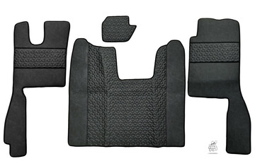 Bodenset 3-teilig passend f�r Scania R  "New Generation" - 3D Poly Line, Beifahrer Klappstuhl