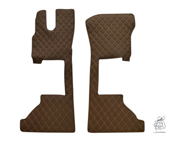 Einbau-Fu�matten f�r DAF XG/XG+ ab Bj. 2022  luftgefedert/drehbarer BF Steppdesign - Standardprogramm