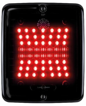 Heckleuchte DARK Knight eckig R�cklicht/Bremslicht