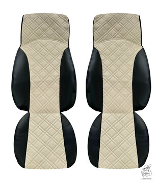 Sitzbez�ge passend f�r DAF XG Beifahrer Klapptuhl - PREMIUM Line