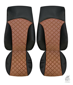 Sitzbez�ge passend f�r DAF XG Beifahrer Luftgefedert - BASIC Line - ABVERKAUF