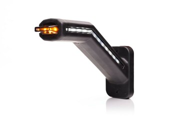 LED Pendel "DARK" mit Blinker, nach vorne wei�, nach hinten rot, Spitze orange